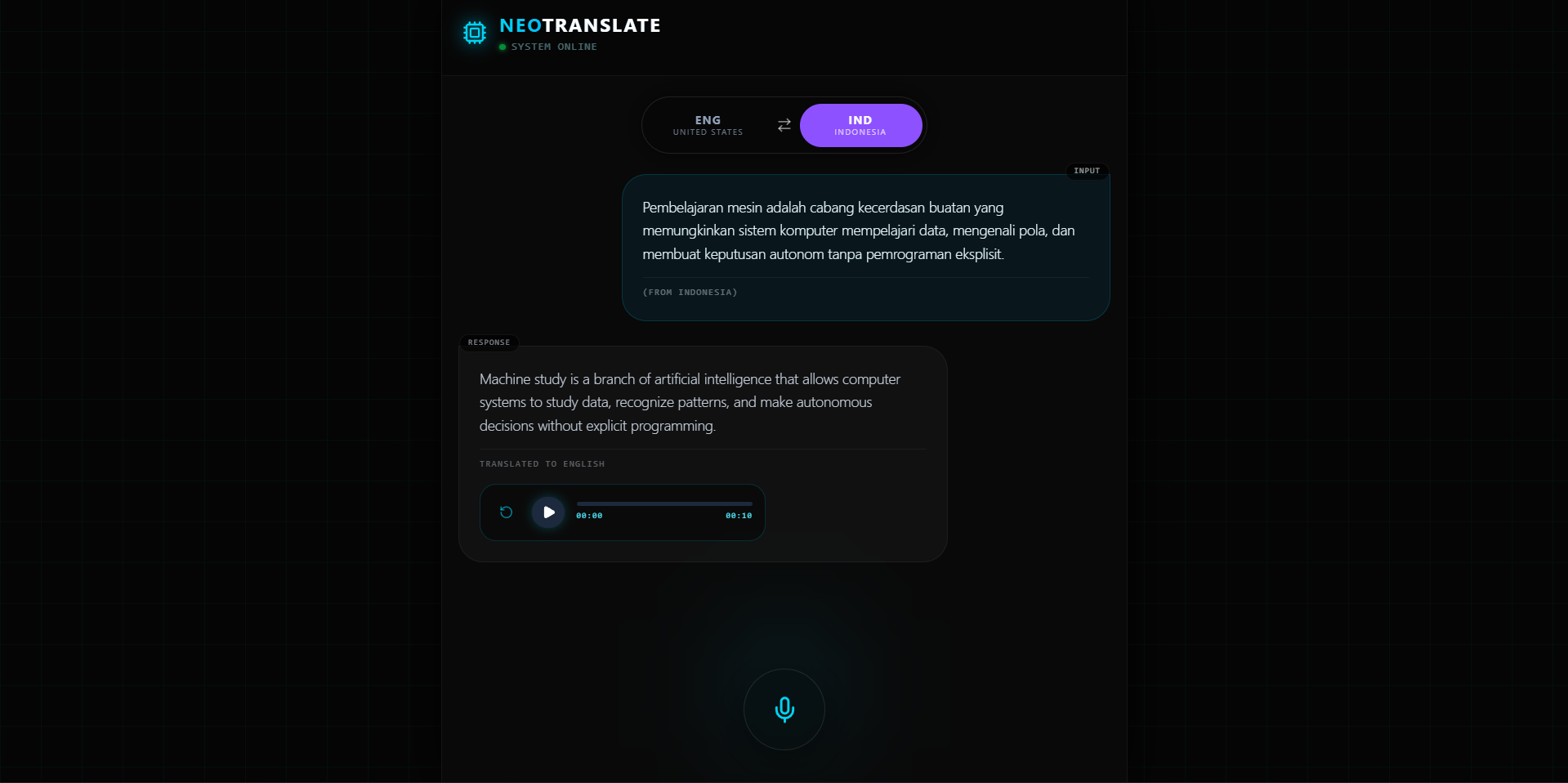 NeoTranslate AI