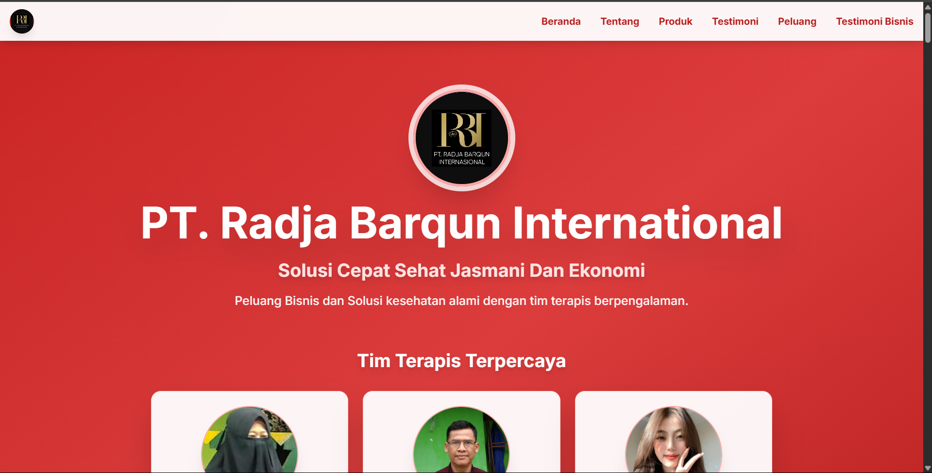 Barqun Landing Page